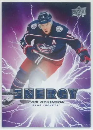 2019-20 UPPER DECK - CAM ATKINSON #PE-28 PURE ENERGY