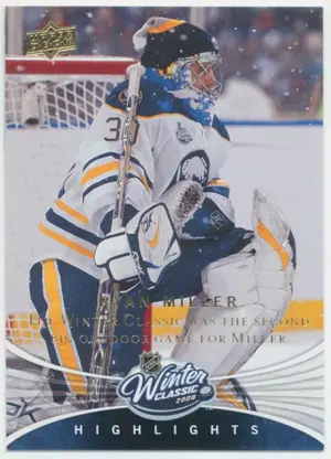 2008-09 UPPER DECK - RYAN MILLER #WC2 WINTER CLASSIC