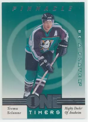 1997-98 PINNACLE - TEEMU SELANNE #8 ONE TIMERS