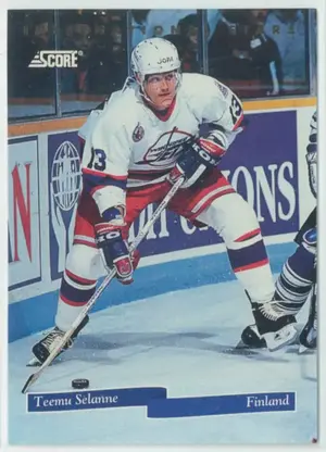 1993-94 SCORE (CDN) - TEEMU SELANNE #2 INTERNATIONAL STARS