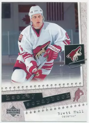 2005-06 UPPER DECK - BRETT HULL #HS16 HOCKEY SCRAPBOOK