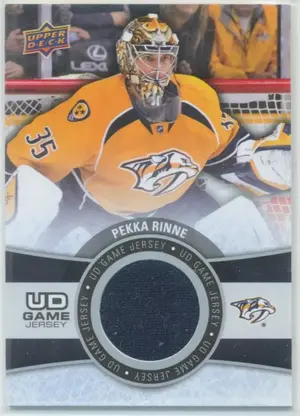2015-16 UPPER DECK - PEKKA RINNE #GJ-RI GAME JERSEY