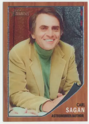 2009 Topps Heritage - Carl Sagan #C100 American Heroes Edition Chrome 83/1776
