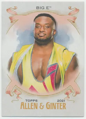 2021 Topps Heritage WWE - Big E #AG-6 Allen & Ginter