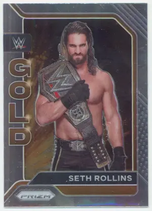 2022 Prizm WWE - Seth Rollins #3 WWE Gold