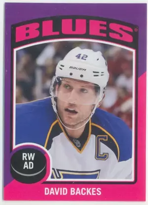 2014-15 O-PEE-CHEE - DAVID BACKES #ST-28 STICKERS