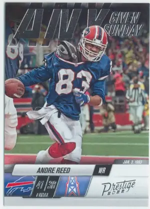 2022 Prestige - Andre Reed #18 Any Given Sunday
