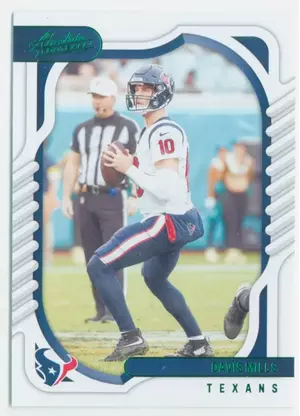 2022 Absolute - Davis Mills #5 Green Parallel