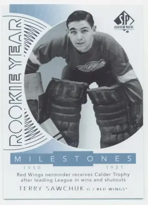 2017-18 SP AUTHENTIC - TERRY SAWCHUK #RYM-SA ROOKIE YEAR MILESTONES