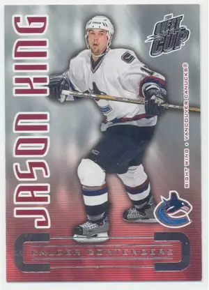 2003-04 PACIFIC QUEST FOR THE CUP - JASON KING #20 CALDER CONTENDERS⚠️