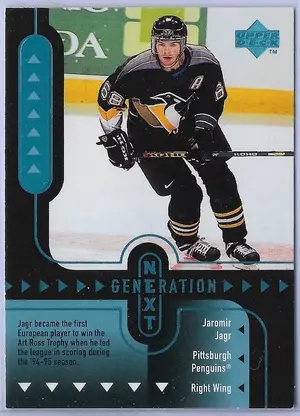 1998-99 Upper Deck Generation Next #GN23 Jaromir Jagr & Richard Zednik *
