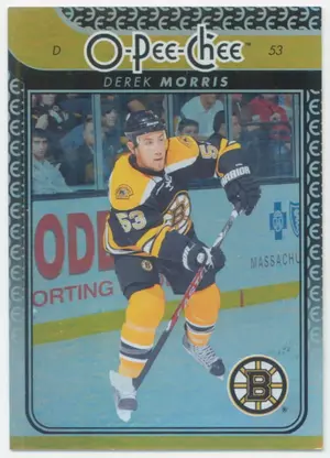 2009-10 O-PEE-CHEE - DEREK MORRIS #716 FOIL RAINBOW