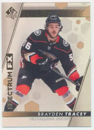 2022-23 SP AUTHENTIC - BRAYDEN TRACEY #S-67 FUTURE WATCH SPECTRUM FX (UNSCRATCHED)