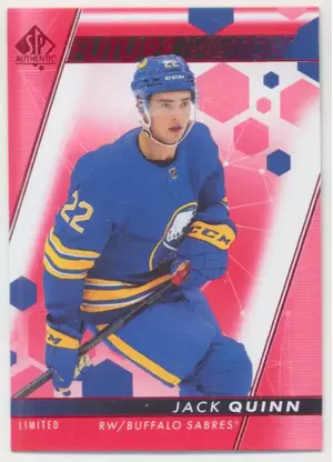 2022-23 SP AUTHENTIC - JACK QUINN #108 FUTURE WATCH LIMITED RED