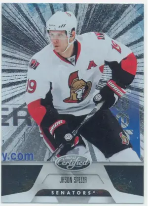 2011-12 PANINI CERTIFIED - JASON SPEZZA #149 TOTALLY SILVER PARALLEL