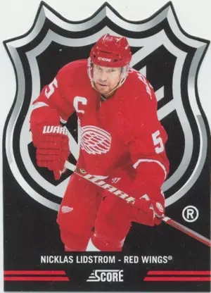 2011-12 SCORE - NICKLAS LIDSTROM #3 SHIELD DIE CUTS