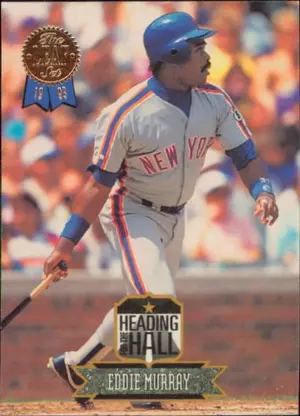 1993 Leaf - Eddie Murray #4 Heading for the Hall