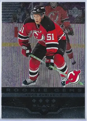 2005-06 Black Diamond (Rookie Gems Quad Diamond) #192 Zach Parise RC