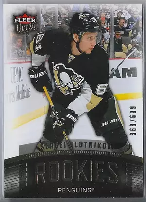 2015-16 Fleer Showcase Ultra Rookies #U24 Sergei Plotnikov (368/699)