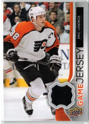 2014-15 UD Eric Lindros GU Jersey Philadelphia Flyers