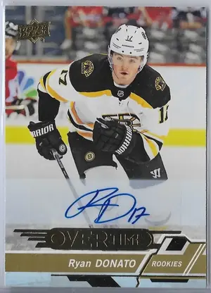 2018-19 Overtime Gold #107 Ryan Donato