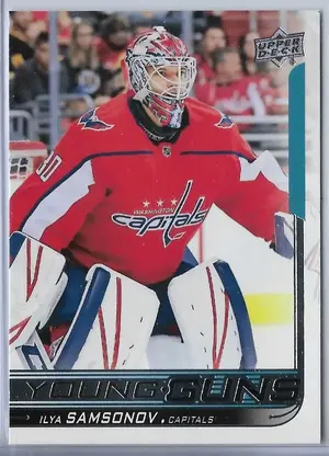 2018-19 Upper Deck #463 Ilya Samsonov RC (Young Guns)