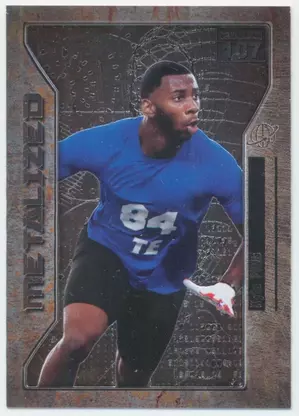 2021 Skybox Metal Universe Champions - Kyle Pitts #107 Metalized Rookies