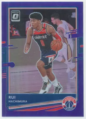 2020-21 Panini Donruss Optic - Rui Hachimura #67 Purple Prizm Parallel