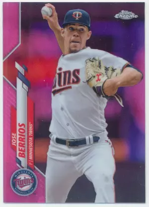 2020 Topps Chrome - Jose Berrios #125 Pink Refractor Parallel
