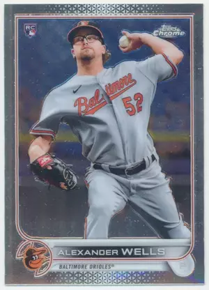 2022 Topps Chrome - Alexander Wells #49 RC