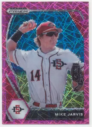 2021 Panini Prizm Draft Picks - Mike Jarvis #PDP163 Pink Velocity Prizm Parallel