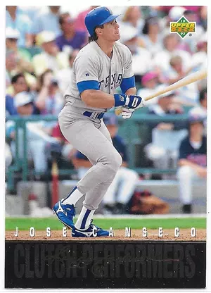 1993 Upper Deck Clutch Performers #R4 Jose Canseco