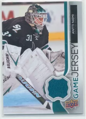 2014-15 UPPER DECK - ANTTI NIEMI #GJ-AN GAME JERSEY