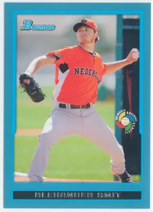 2009 Bowman - Alexander Smit #BW14 World Baseball Classic Blue Parallel 196/500