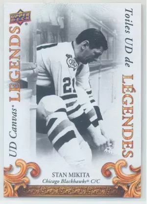 2023 TIM HORTONS LEGENDS - STAN MIKITA #CL-4 UD CANVAS LEGENDS