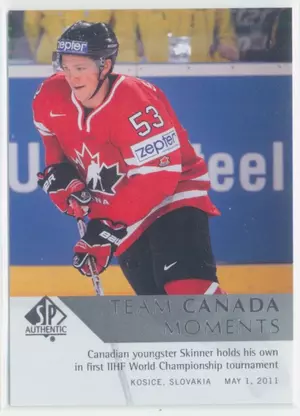 2012-13 SP AUTHENTIC - JEFF SKINNER #197 TEAM CANADA MOMENTS