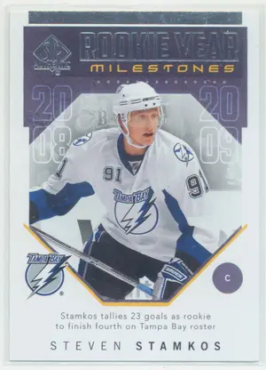 2018-19 SP AUTHENTIC - STEVEN STAMKOS #RYM-SS ROOKIE YEAR MILESTONES