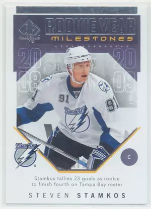2018-19 SP AUTHENTIC - STEVEN STAMKOS #RYM-SS ROOKIE YEAR MILESTONES