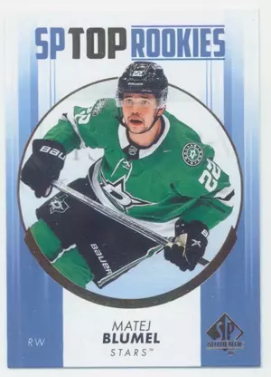 2022-23 SP AUTHENTIC - MATEJ BLUMEL #TR-33 TOP ROOKIES BLUE
