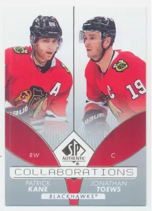 2022-23 SP AUTHENTIC - PATRICK KANE/JONATHAN TOEWS #C-3 COLLABORATIONS