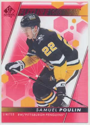 2022-23 SP AUTHENTIC - SAMUEL POULIN #147 FUTURE WATCH LIMITED RED