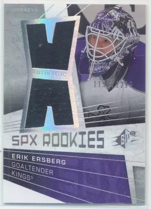 2008-09 SPX - ERIK ERSBERG #133 ROOKIE 1151/1299