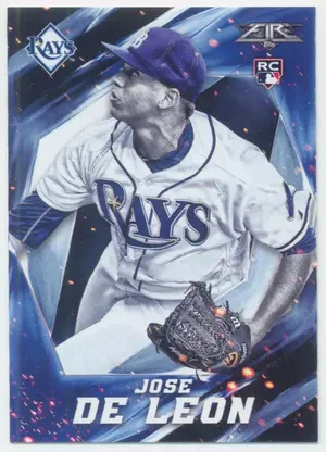 2017 Topps Fire - Jose De Leon #122 RC
