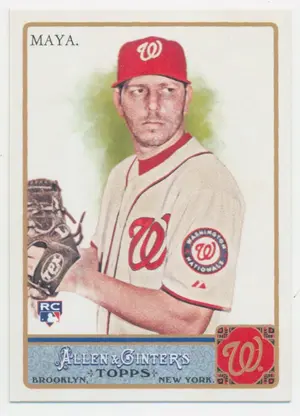 2011 Topps Allen & Ginter - Yunesky Maya #172 RC