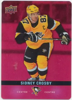 2019-20 TIM HORTONS - SIDNEY CROSBY #DC-27 RED DIE CUTS