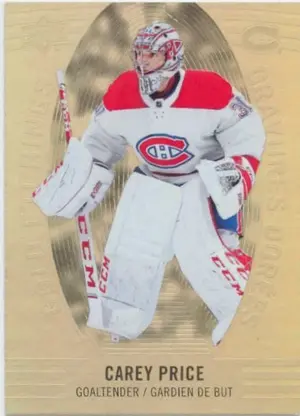 2019-20 TIM HORTONS - CAREY PRICE #GE-3 GOLD ETCHINGS