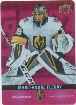 2019-20 TIM HORTONS - MARC-ANDRE FLEURY #DC-31 RED DIE CUTS