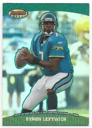 2004 Bowman's Best Green #29 Byron Leftwich (168/499) *
