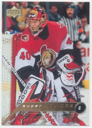 2002-03 UPPER DECK - PATRICK LALIME #SA10 SUPER SAVIORS
