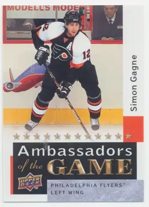 2009-10 UPPER DECK - SIMON GAGNE #AG47 AMBASSADORS OF THE GAME
